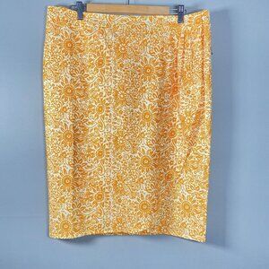 RipSkirt Hawaii Womens XL Yellow Tuscan Sunflower Tropical Beach Resort Length 3